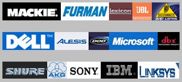 On-Hold Infosystems - uses these quality office & studio name brands